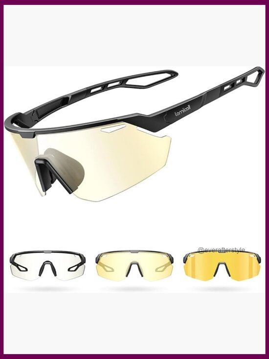 Polarized Sports Sunglasses with UV400 Protection Photochromic Lens main image 6
